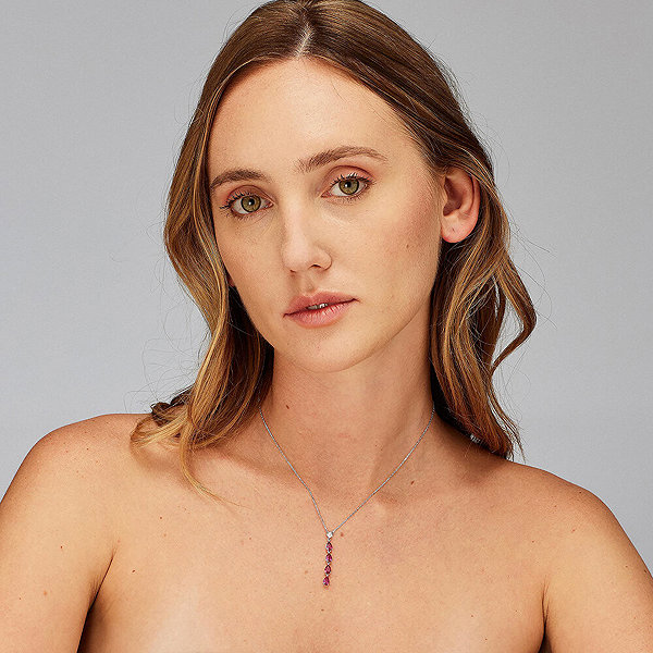 Brosway Fancy Passion Ruby FPR112 Necklace (Ag 925/1000, 2.9g).