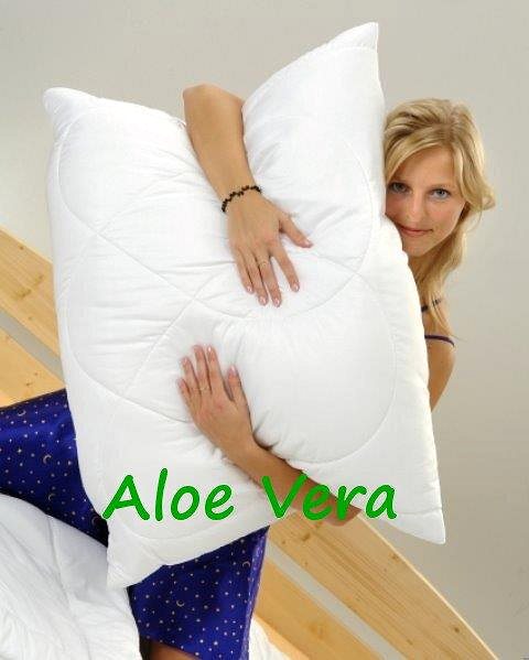 Vankúš Brotex Vankúš ALASKA Aloe Vera 70 × 90 cm 900 g 2× zip guličky UNICO ...