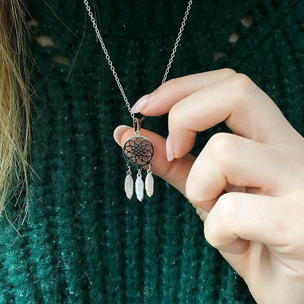BRUNO Dreamcatcher Necklace.