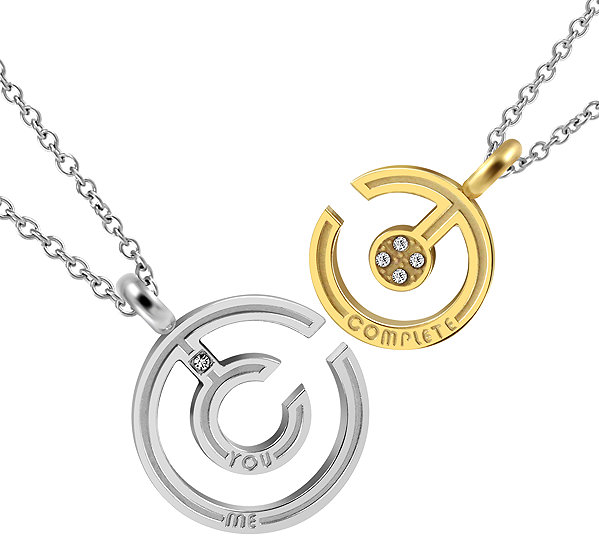 BRUNO You/Me Necklace with a Stone.
