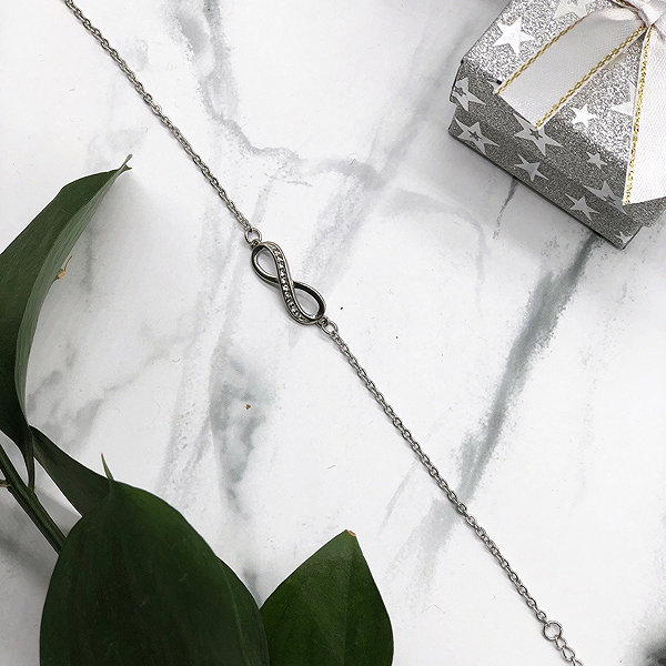 Bruno INFINITY bracelet with stones.