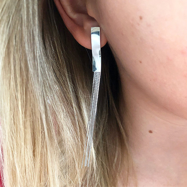 Bruno Long Dangle earrings.