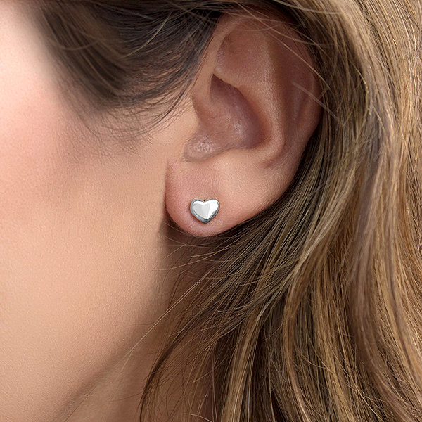 Bruno FULL HEART earrings.