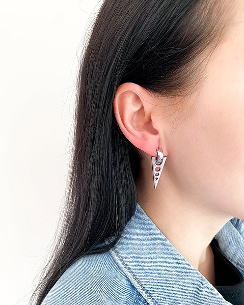 Bruno TRIANGLE Earrings.