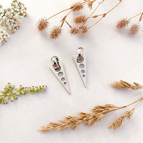 Bruno TRIANGLE Earrings.