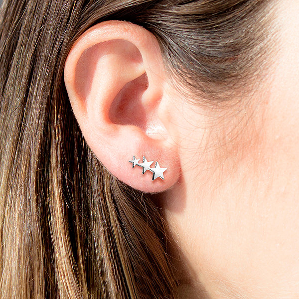 Bruno Triple STAR earrings .
