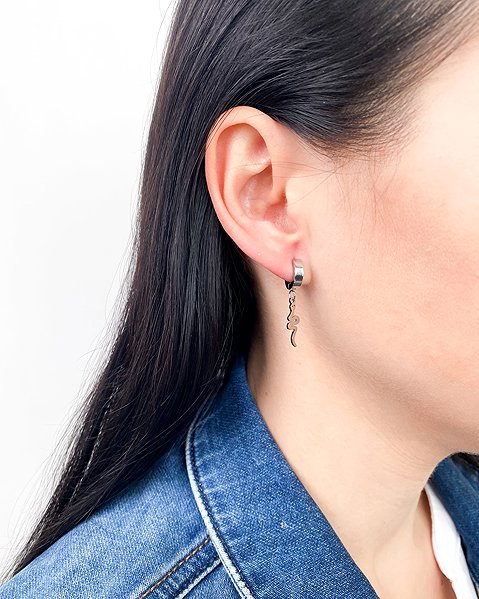 Bruno SNAKE Dangle Earrings.