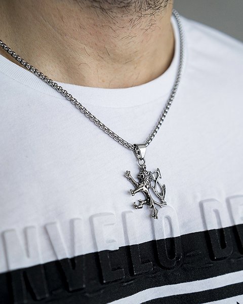 Bruno Czech Lion pendant, smaller.