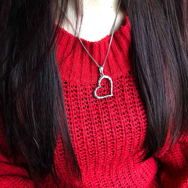 Bruno Heart + chain pendant.