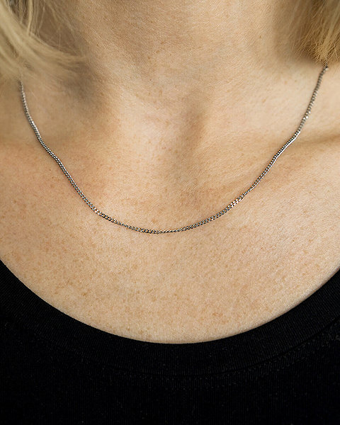 BRUNO Thin Pancier Chain Necklace 45/0.15cm.