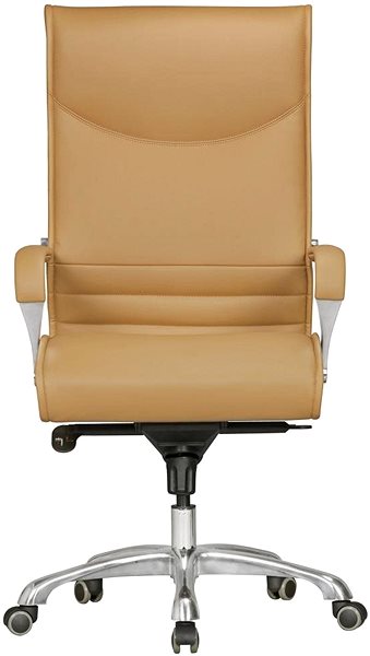 Irodai szék BRÜXXI Boss, műbőr, bézs színű Képernyő