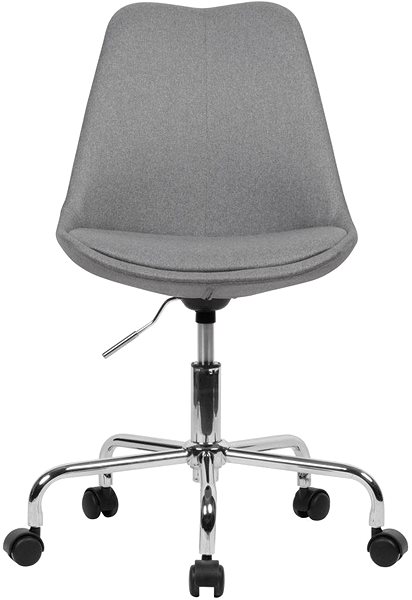 Kancelárska stolička BRÜXXI Leos, textilný poťah, sivá Screen