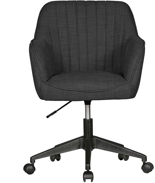 Kancelárska stolička BRÜXXI Mara, textilná poťahovina, čierna Screen