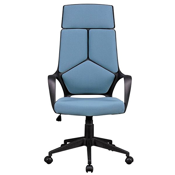 Kancelárska stolička BRÜXXI Techline, textilný poťah, modrá Screen
