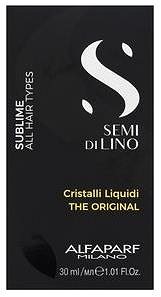 Olej na vlasy ALFAPARF MILANO Semi Di Lino Sublime Cristalli Liquidi The Original olej na hebkosť a lesk vlasov 30 ...