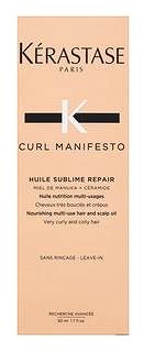 Olej na vlasy KÉRASTASE Curl Manifest Huile Sublime Repair olej pre vlnité a kučeravé vlasy 50 ml ...