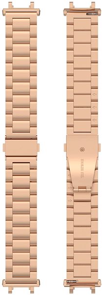 Remienok na hodinky BStrap Stainless Steel pre Xiaomi Amazfit Active Edge rose gold ...