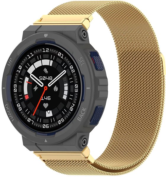 Řemínek BStrap Milanese pro Xiaomi Amazfit Active Edge gold ...