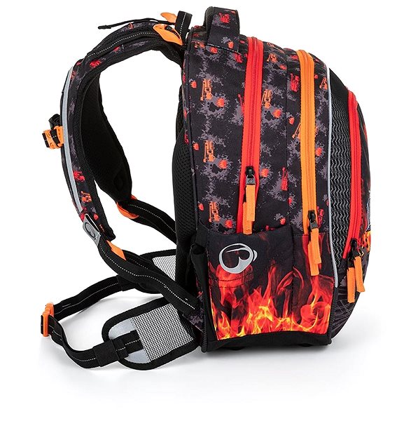 School backpack BAGMASTER BETA 23 B school backpack - firefighters .