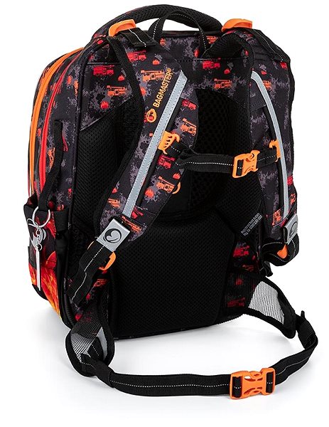 School backpack BAGMASTER BETA 23 B school backpack - firefighters .