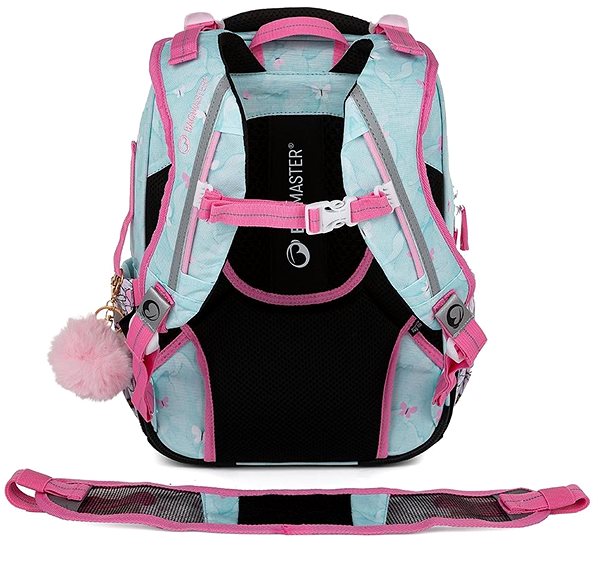 School backpack BAGMASTER LUMI 23 B school backpack - flower fairy .