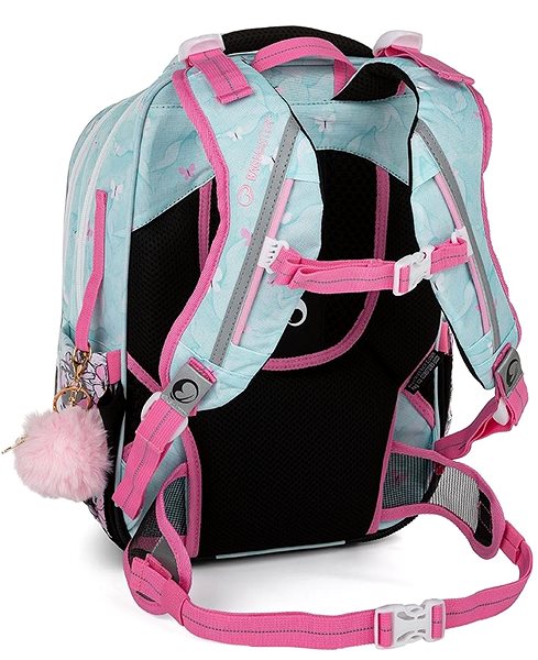 School backpack BAGMASTER LUMI 23 B school backpack - flower fairy .