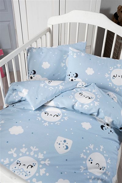 Detská posteľná bielizeň Brotex Bavlnené detské obliečky 140 × 200, 70 × 90 cm, modrý sen ...