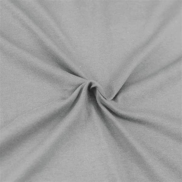 Plachta na posteľ Brotex Jersey plachta sivá, 90 × 200 cm, jednolôžko ...