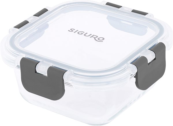 Ételtároló doboz szett Siguro Tárolóedény-készlet Glass Seal 0,3 l + 0,6 l + 0,8 l, 3 db ...