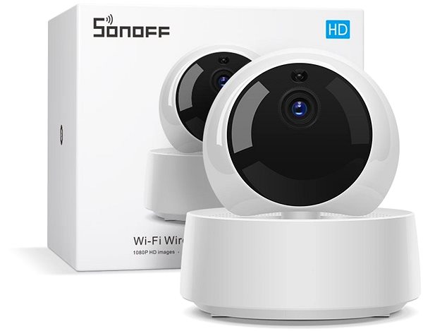 Überwachungskamera Sonoff GK-200MP2-B(Cloud-Speicher) + Adapter ...