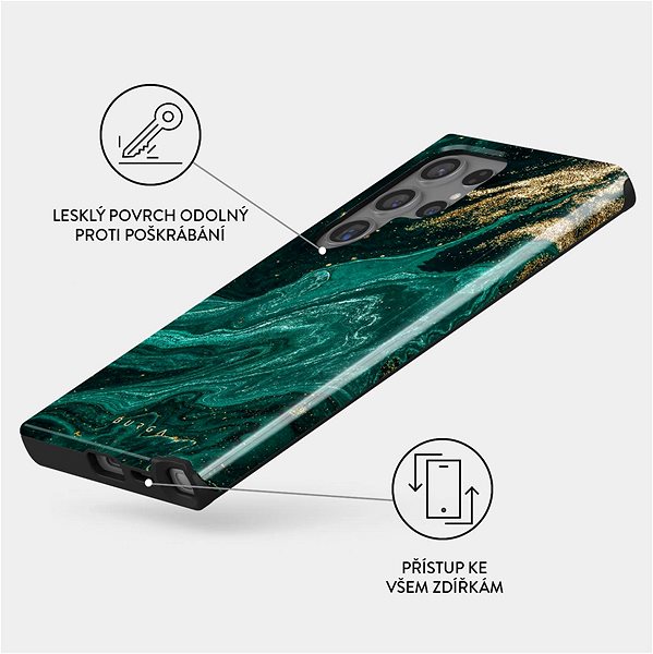 Handyhülle Burga Emerald Pool Tough Case für Samsung Galaxy S24 Ultra ...