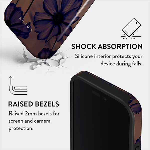 Handyhülle Burga Velvet Night Tough Case for iPhone 16 Plus ...