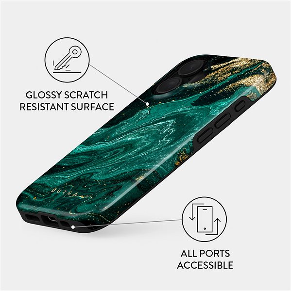 Handyhülle Burga Emerald Pool Tough Case for iPhone 16 ...