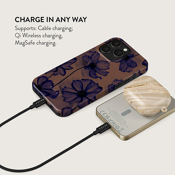 Powerbank BURGA Velvet Night Gold Magnetic Power Bank, 5000 mAh ...