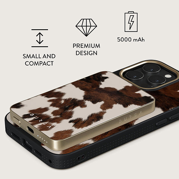 Power Bank BURGA Celestial Gold Magnetic Power Bank, 5000 mAh ...