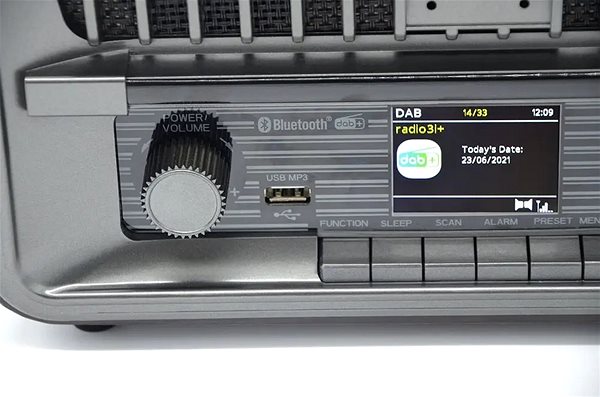 Radio Roadstar HRA-270D+BT radio DAB, BT Vintage ...