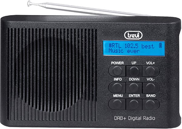 Rádio Trevi DAB 7F91 R BK ...