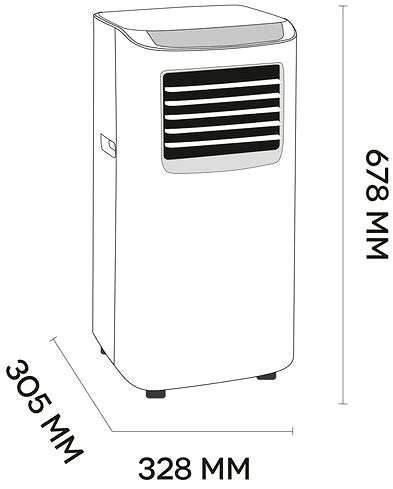 Portable Air Conditioner ARGO 398000693 SWAN EVO Technical draft