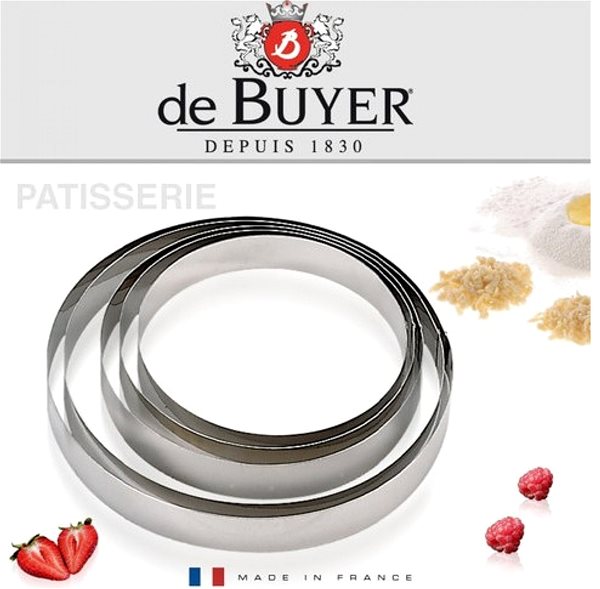 Baking Mould de Buyer 3989.24 Cake ring diameter 24/4,5 cm Lifestyle