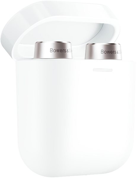 Wireless Headphones Bowers & Wilkins PI5 white Lateral view