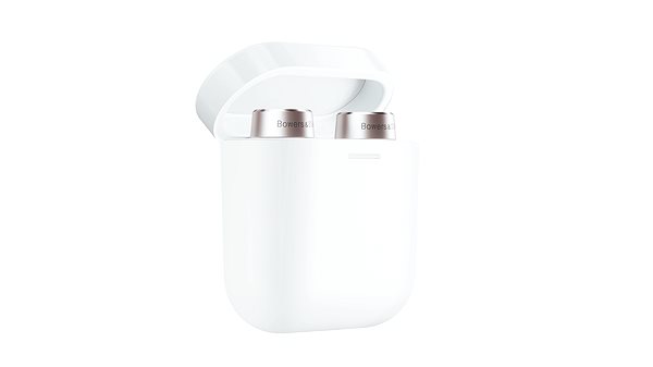 Wireless Headphones Bowers & Wilkins PI5 white Lateral view