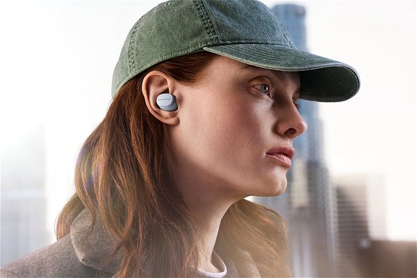Vezeték nélküli fül-/fejhallgató Bowers & Wilkins Pi6 Glacier Blue ...