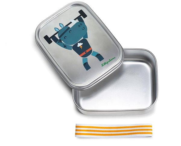 Lunch Box Lilliputiens Stainless steel snack box - Marius the rhinoceros ...