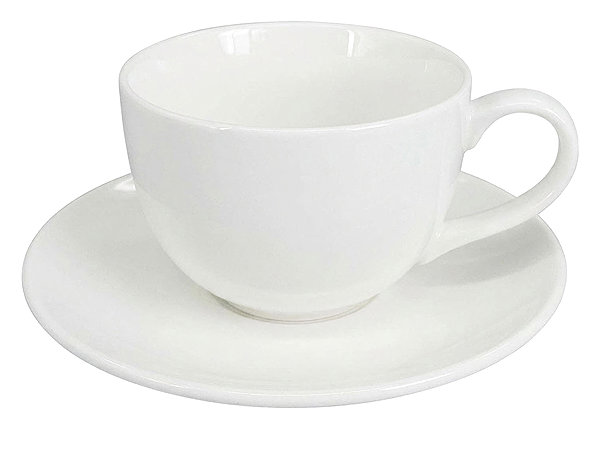 Set of cups by inspire Set 6 pcs - Presso cup Alba, 90 ml, white .
