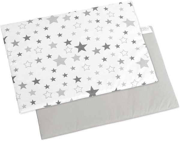 Polštář BELLATEX Polštářek Agátka 42 × 32 cm 666/902 hvězdy šedobílé ...