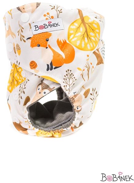 Látkové pleny Bobánek Kapsová AIO plenka Premium patentky Lesní zvířátka ...