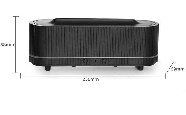 Aroma diffuser BOT RDF6 200 ml, black .
