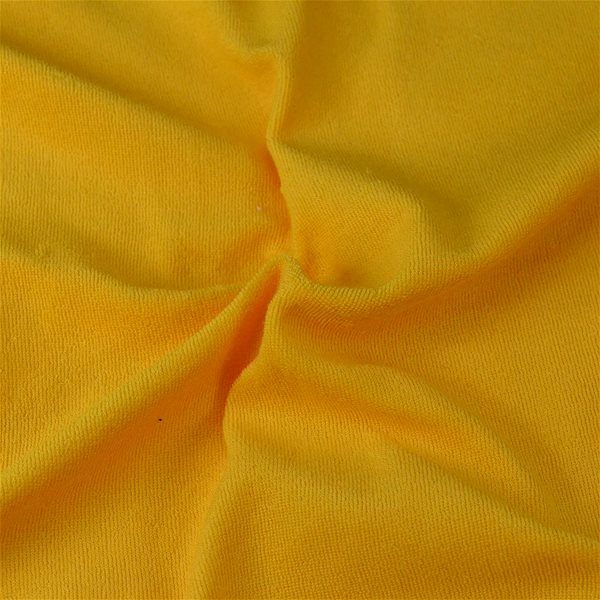 Plachta na posteľ Brotex Froté prestieradlo 220 × 200 cm, sýto žlté ...