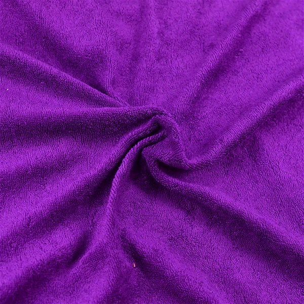 Plachta na posteľ Brotex Froté prestieradlo 220 × 200 cm, tmavo fialové ...