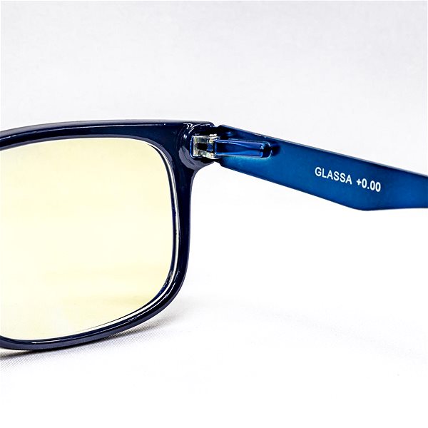 Okuliare na počítač GLASSA Blue Light Blocking Glasses PCG 02, dioptrie: +2.50 modrá Vlastnosti/technológia